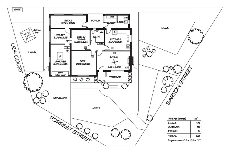 Floorplan of Homely house listing, 58 Barton Street, Blair Athol SA 5084