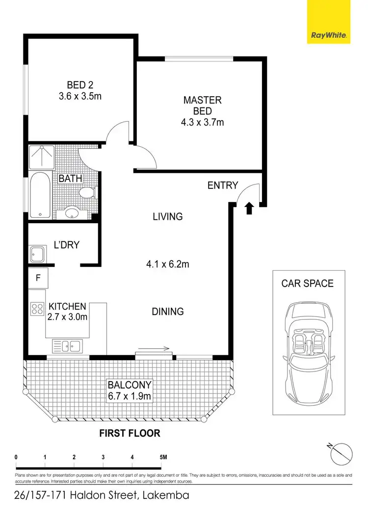 Floorplan of Homely apartment listing, 26/157-171 Haldon Street, Lakemba NSW 2195