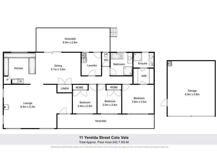 Floorplan of Homely house listing, 11 Yerelda Street, Colo Vale NSW 2575