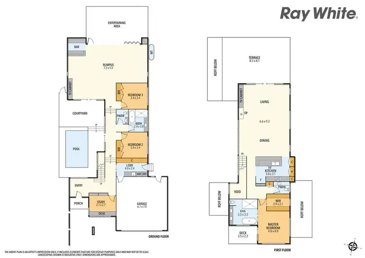 Floorplan of Homely house listing, 27 Hollywood Crescent, Smiths Beach VIC 3922