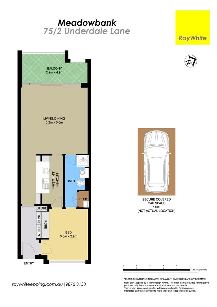 Floorplan of Homely apartment listing, 75/2 Underdale Lane, Meadowbank NSW 2114