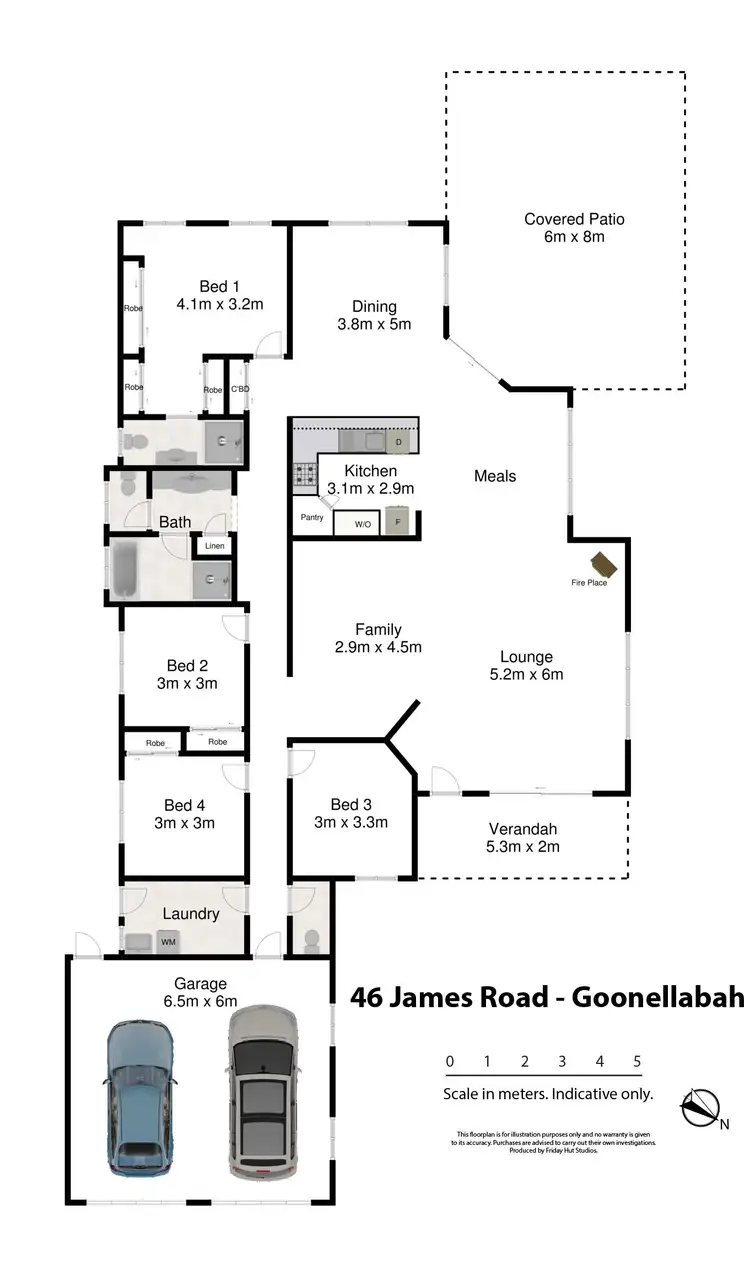 Floorplan of Homely house listing, 46 James Road, Goonellabah NSW 2480