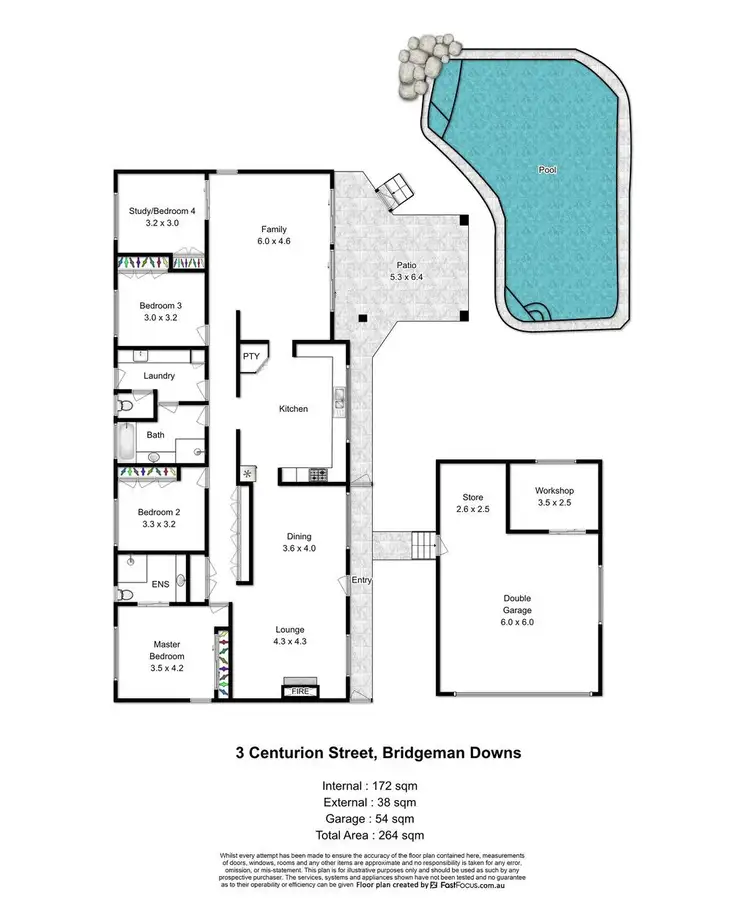 Floorplan of Homely house listing, 3 Centurion Street, Bridgeman Downs QLD 4035