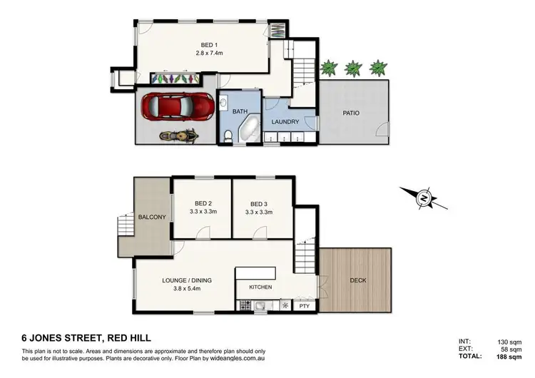 Floorplan of Homely house listing, 6 Jones Street, Red Hill QLD 4059