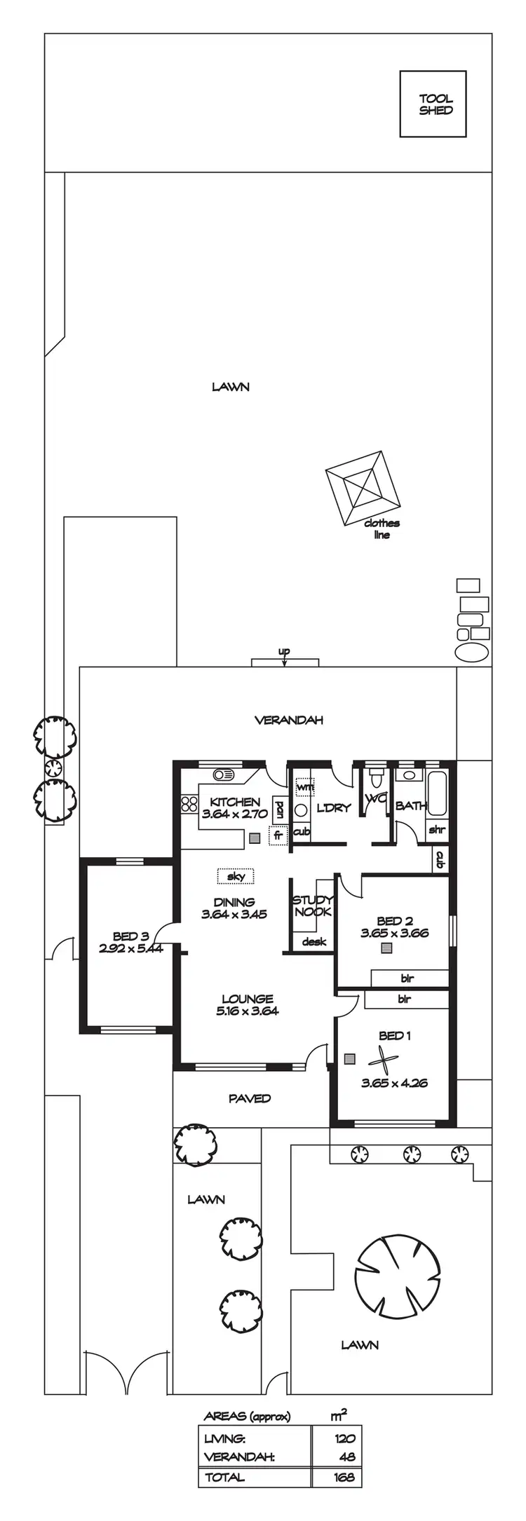 Floorplan of Homely house listing, 3 Bowey Avenue, Enfield SA 5085