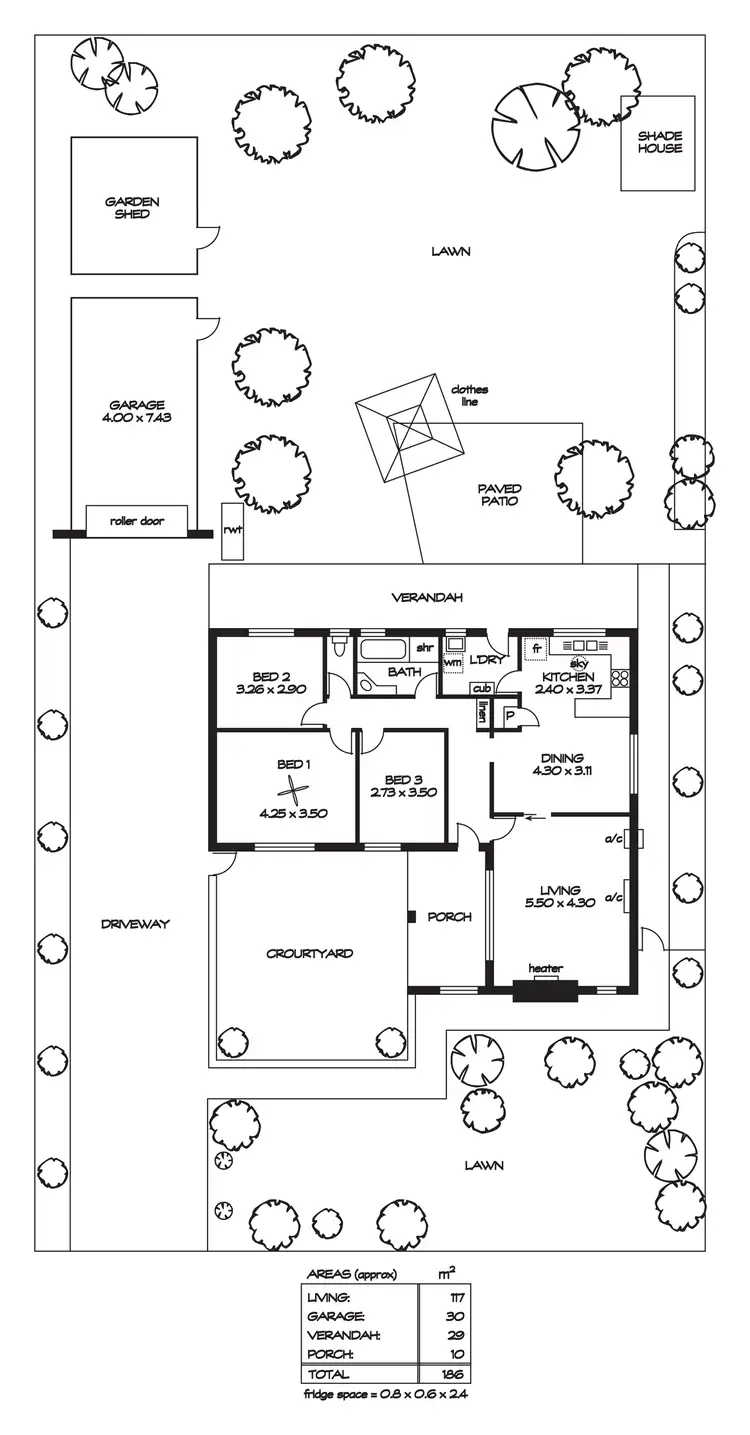 Floorplan of Homely house listing, 12 Duncan Crescent, Highbury SA 5089