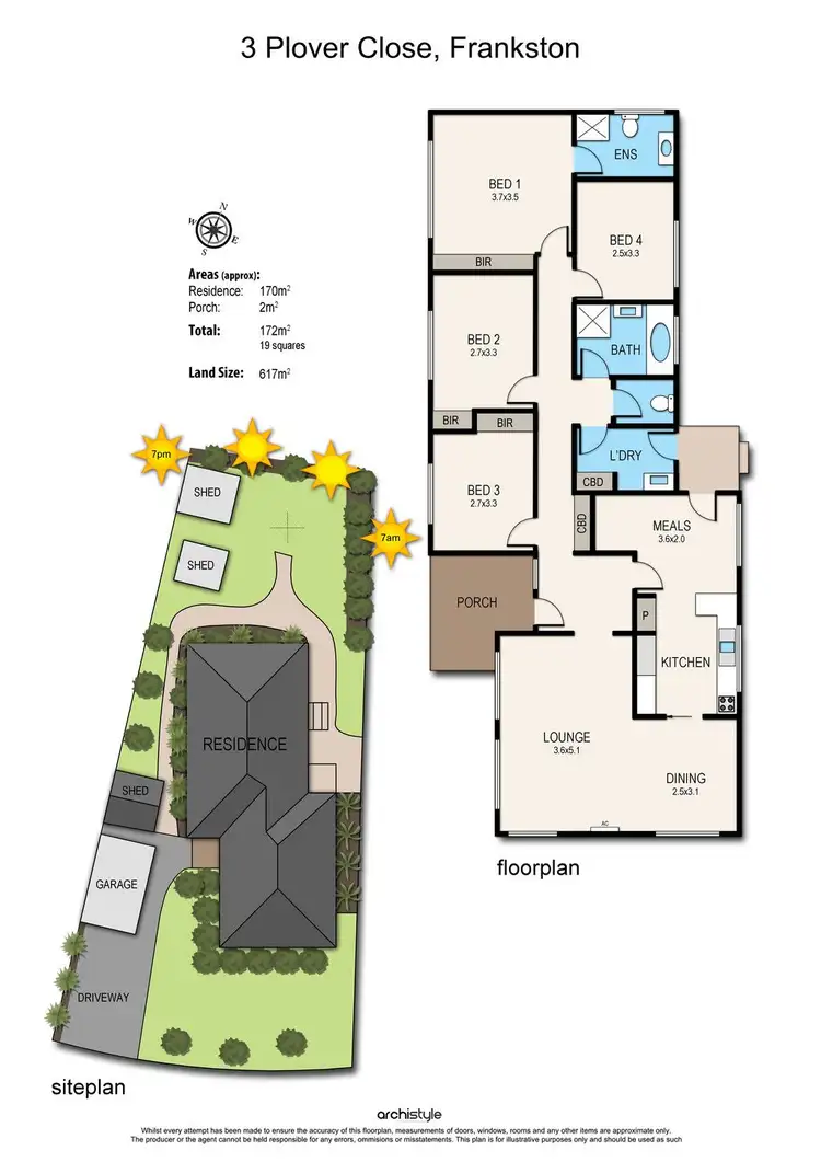 Floorplan of Homely house listing, 3 Plover Close, Frankston VIC 3199