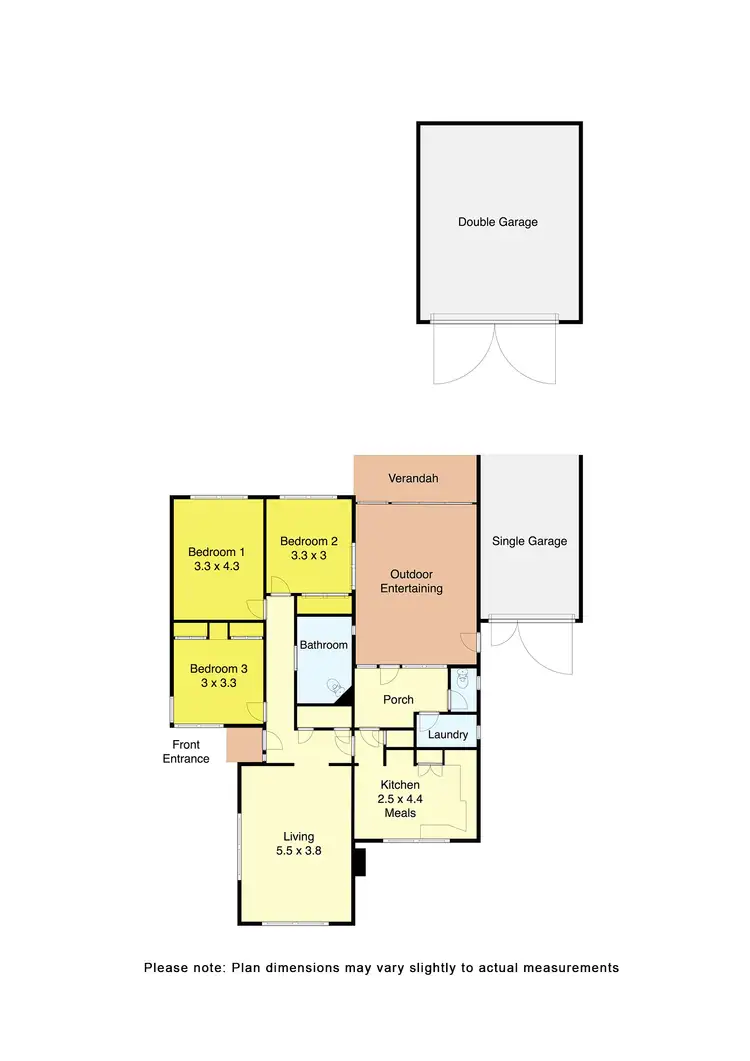 Floorplan of Homely house listing, 37 Brinkley Avenue, Wendouree VIC 3355