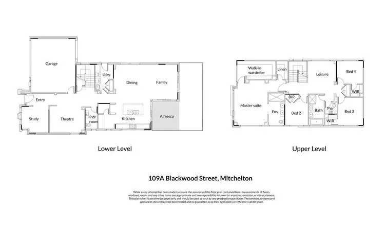 Floorplan of Homely house listing, 109A Blackwood Street, Mitchelton QLD 4053