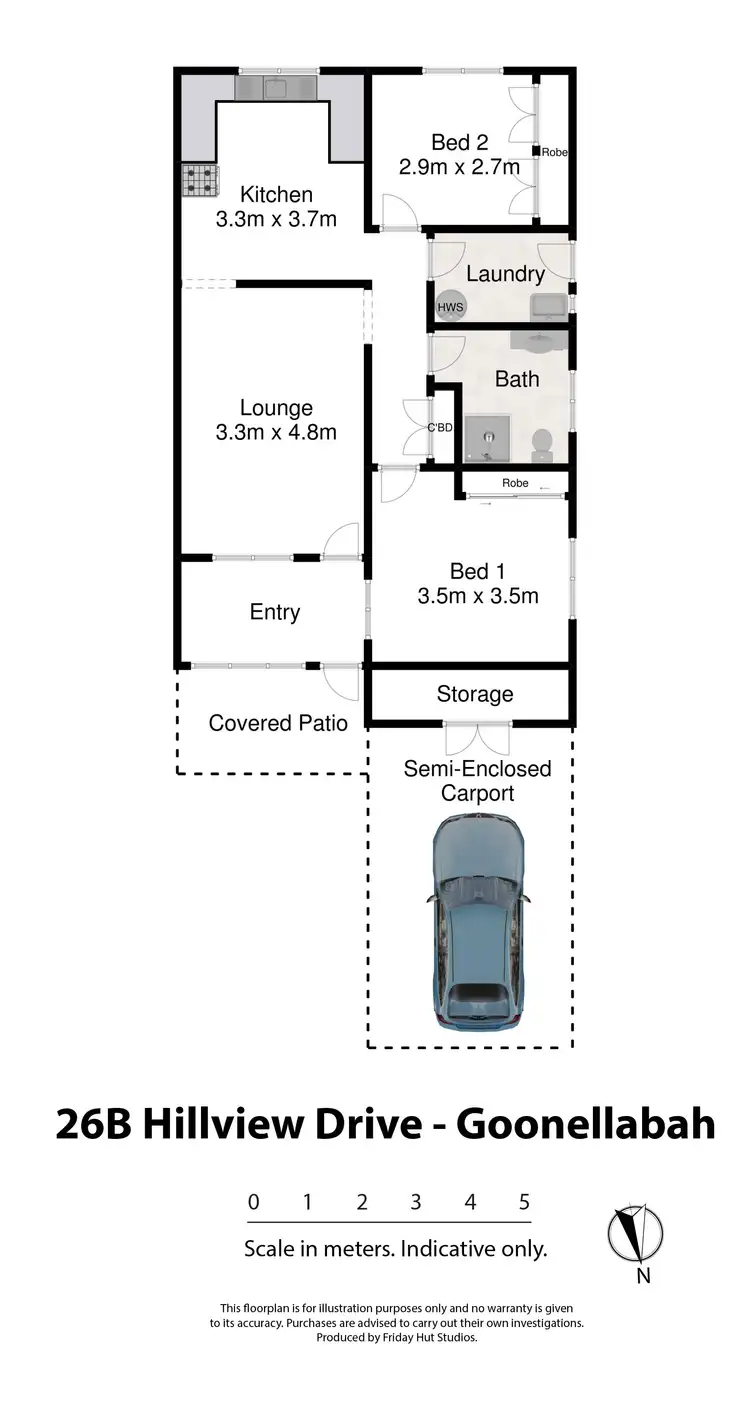 Floorplan of Homely other listing, 26B Hillview Drive, Goonellabah NSW 2480