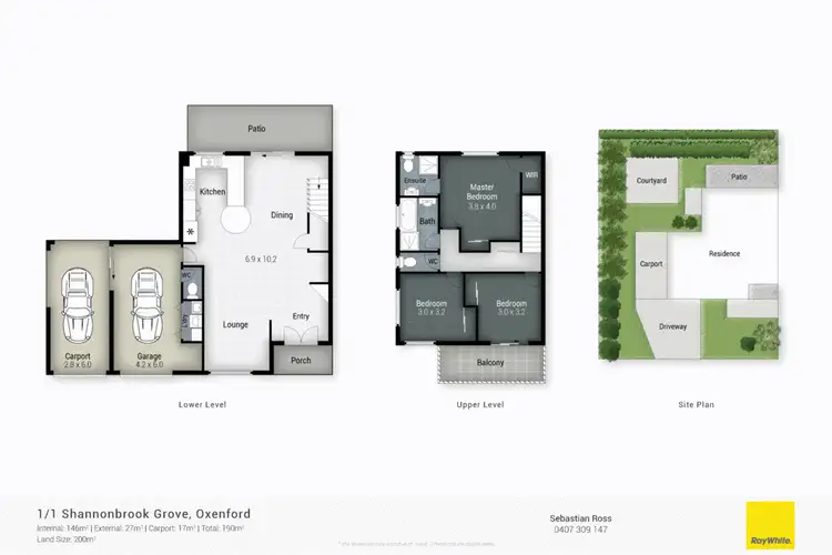Floorplan of Homely other listing, 1/1 Shannon Brook Grove, Oxenford QLD 4210