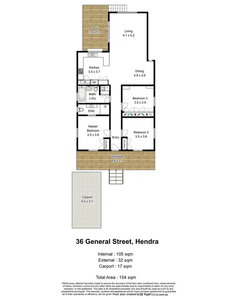 Floorplan of Homely house listing, 36 General Street, Hendra QLD 4011