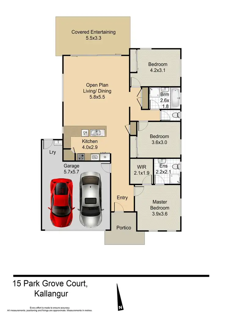 Floorplan of Homely house listing, 15 Park Grove Court, Kallangur QLD 4503