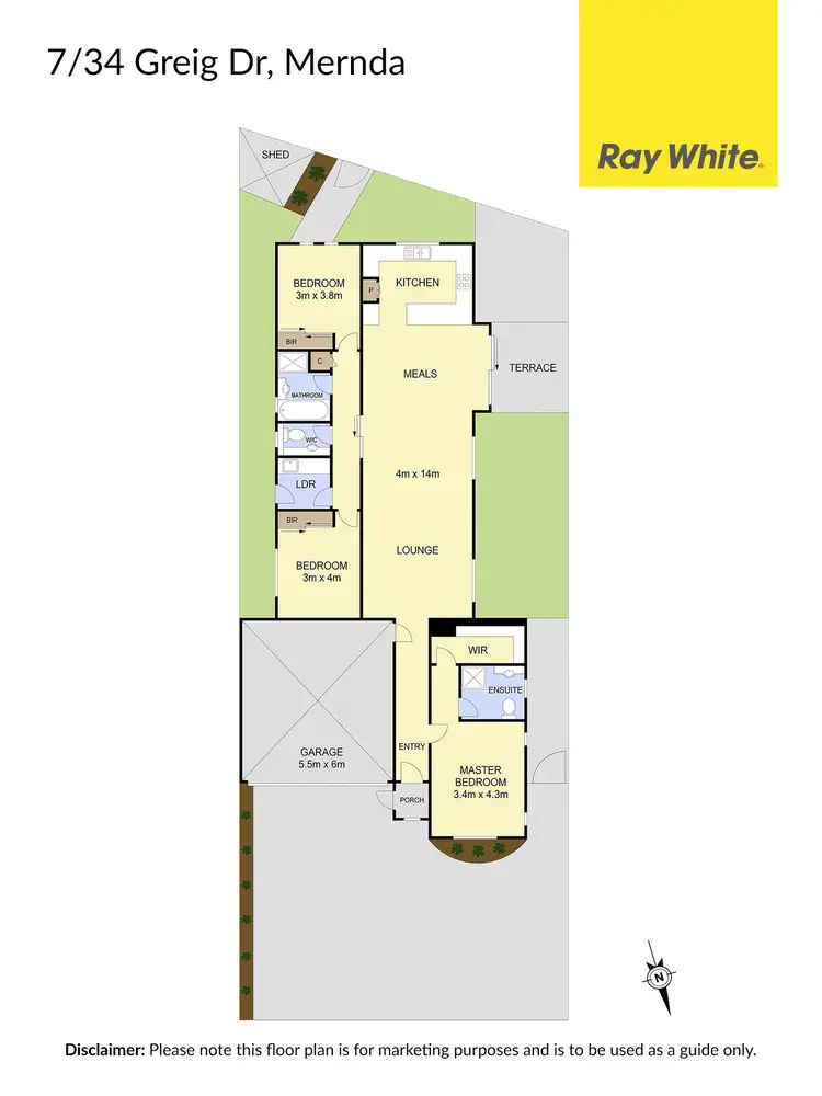 Floorplan of Homely house listing, 7/34 Greig Drive, Mernda VIC 3754