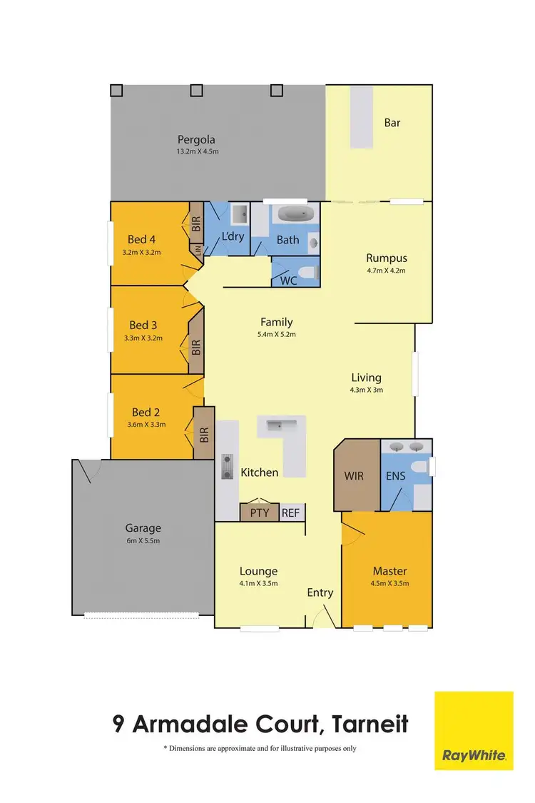 Floorplan of Homely house listing, 9 Armadale Court, Tarneit VIC 3029