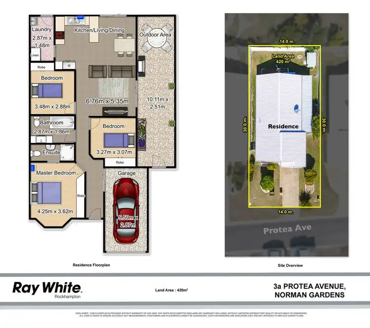 Floorplan of Homely house listing, 3A Protea Avenue, Norman Gardens QLD 4701