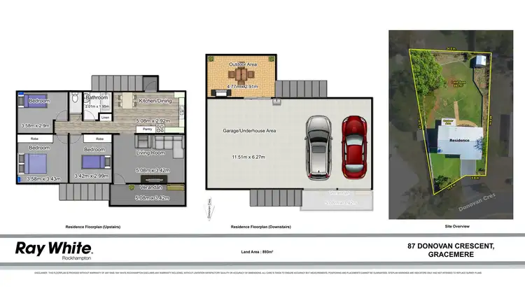 Floorplan of Homely house listing, 87 Donovan Crescent, Gracemere QLD 4702