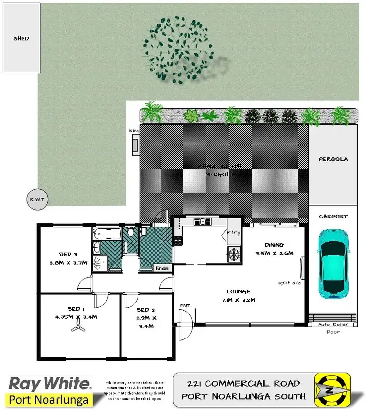 Floorplan of Homely house listing, 221 Commercial Road, Port Noarlunga South SA 5167