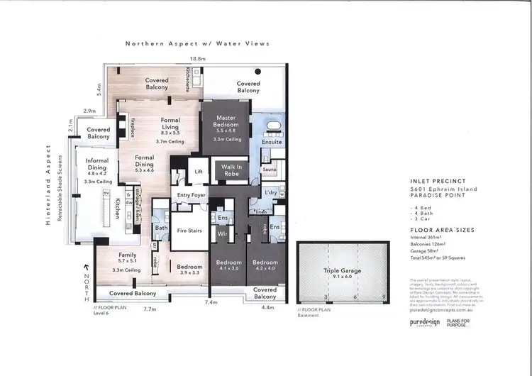 Floorplan of Homely apartment listing, 5601/2 Ephraim Island, Paradise Point QLD 4216