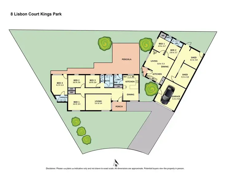 Floorplan of Homely house listing, 8 Lisbon Court, Kings Park VIC 3021
