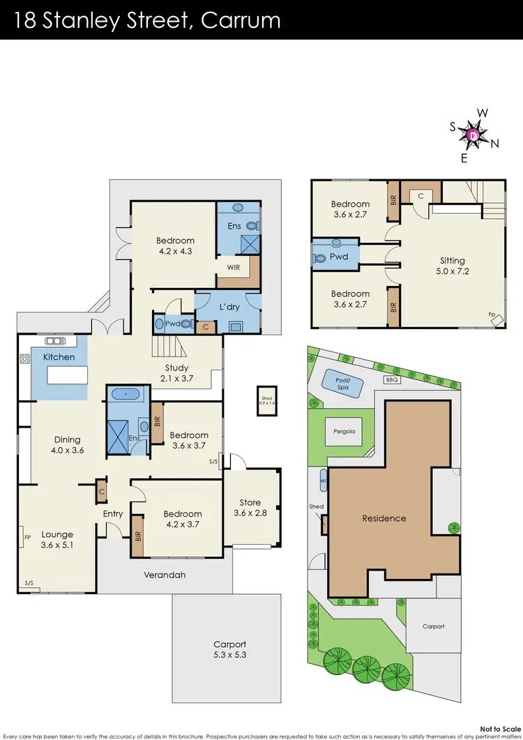 Floorplan of Homely house listing, 18 Stanley Street, Carrum VIC 3197