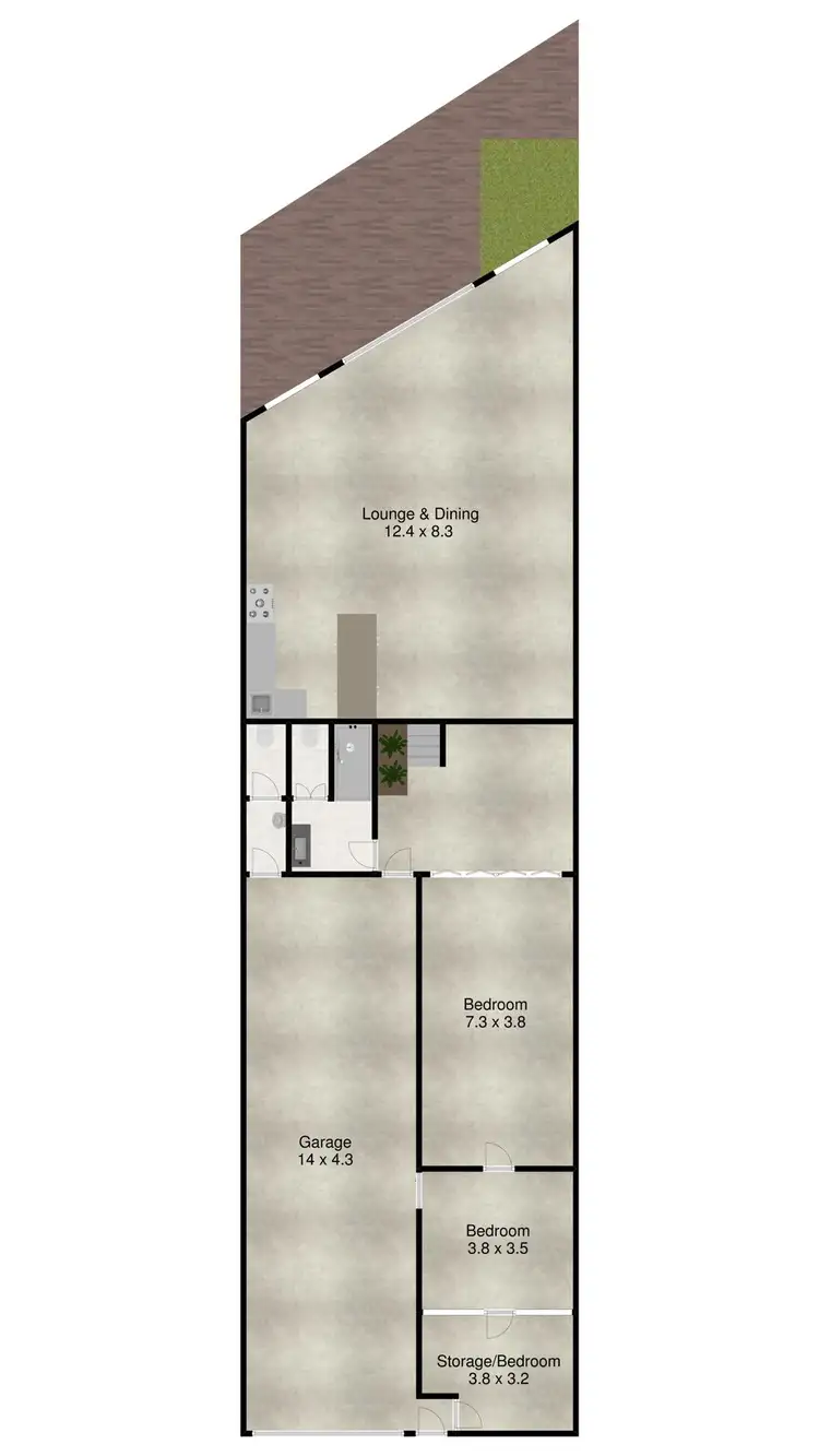 Floorplan of Homely house listing, 133 Fortescue Street, Spring Hill QLD 4000
