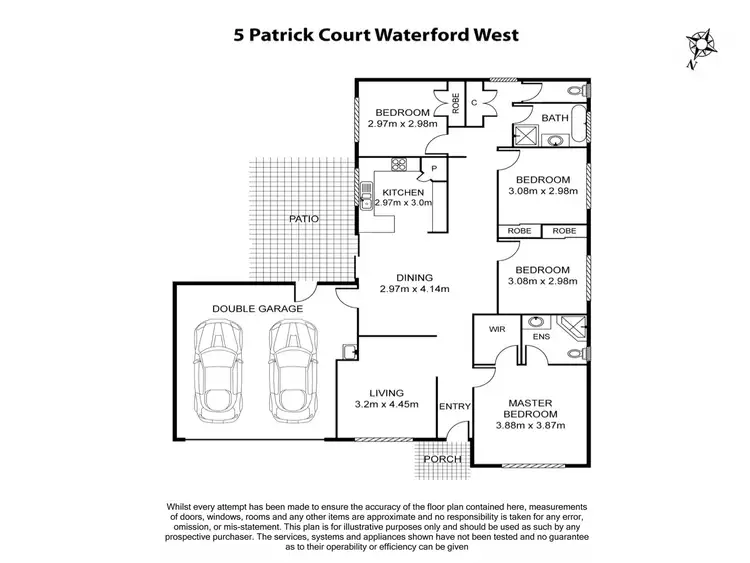 Floorplan of Homely house listing, 5 Patrick Court, Waterford West QLD 4133