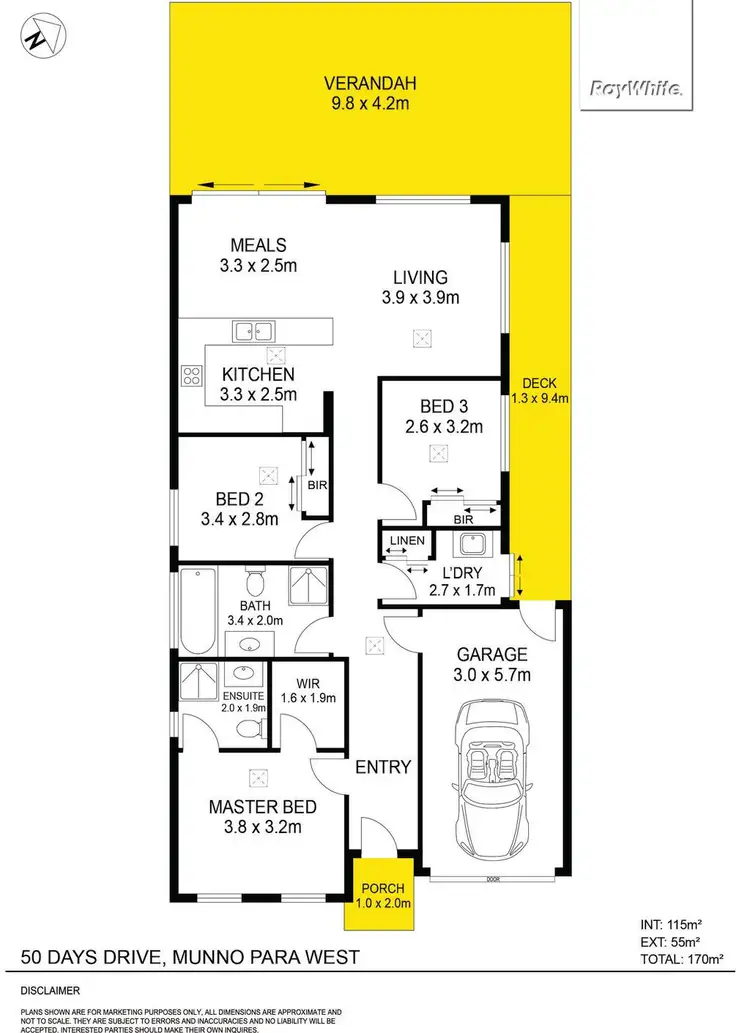 Floorplan of Homely house listing, 50 Days Drive, Munno Para West SA 5115