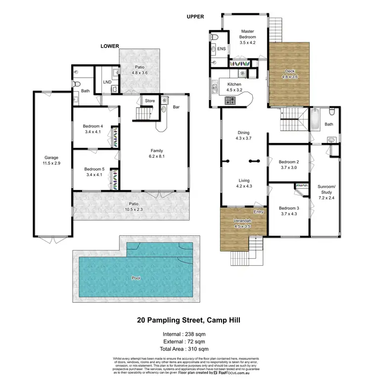 Floorplan of Homely house listing, 20 Pampling Street, Camp Hill QLD 4152