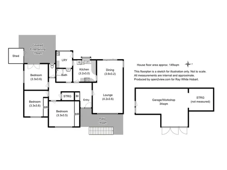 Floorplan of Homely house listing, 21 Bastick Street, Rosny TAS 7018