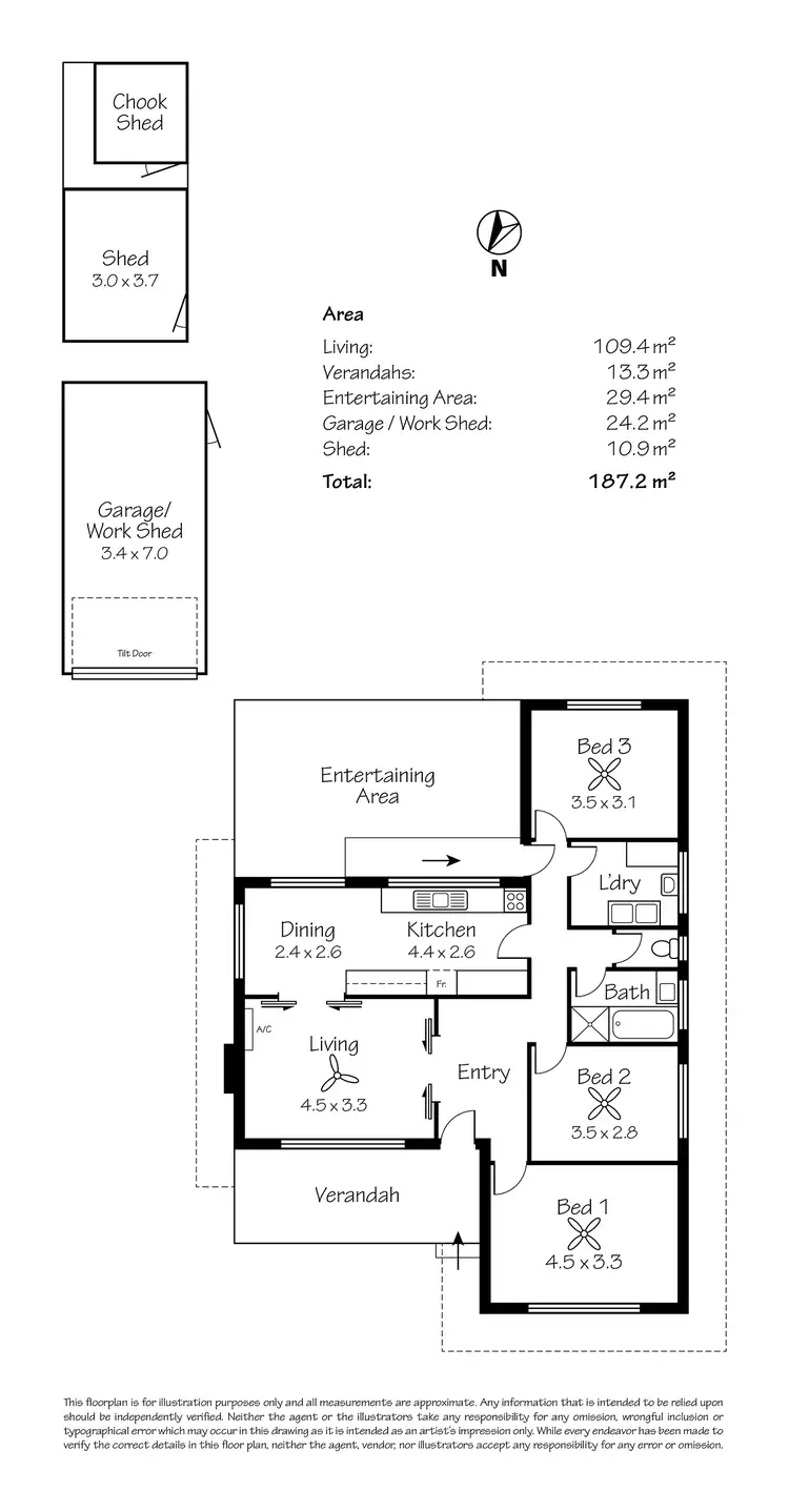 Floorplan of Homely house listing, 5 Dunn Road, Mount Barker SA 5251