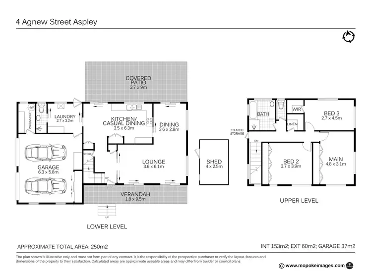Floorplan of Homely house listing, 4 Agnew Street, Aspley QLD 4034