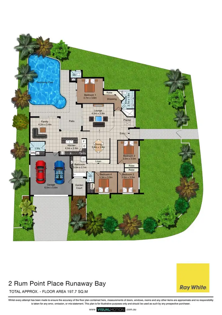 Floorplan of Homely house listing, 2 Rum Point Place, Runaway Bay QLD 4216
