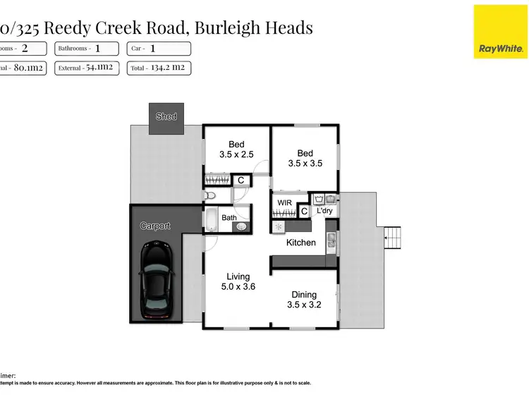 Floorplan of Homely house listing, 100/325 Reedy Creek Road, Burleigh Waters QLD 4220