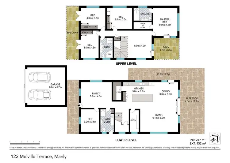 Floorplan of Homely house listing, 122 Melville Terrace, Manly QLD 4179