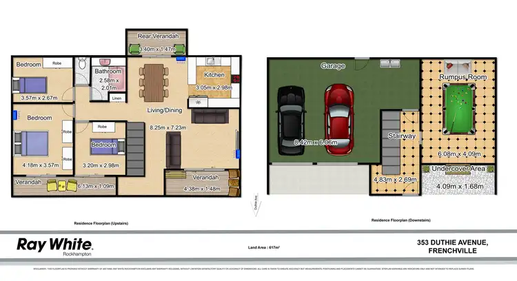 Floorplan of Homely house listing, 353 Duthie Avenue / 205 Honour Street, Frenchville QLD 4701