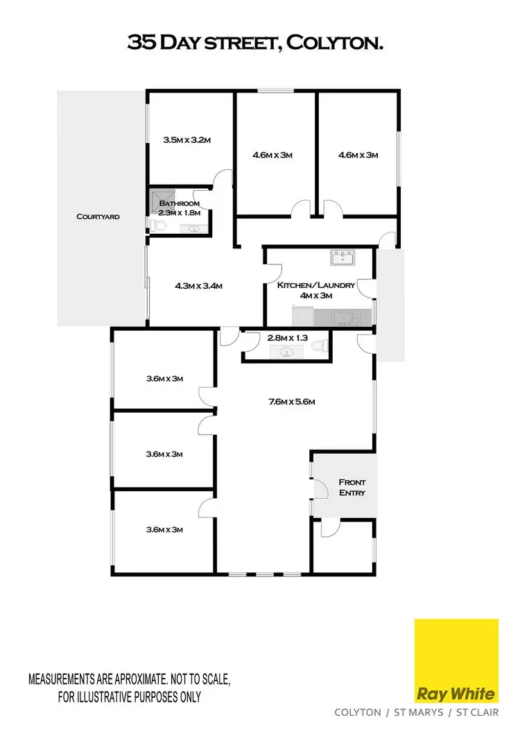 Floorplan of Homely house listing, 35 Day Street, Colyton NSW 2760