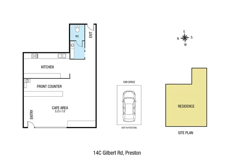 Floorplan of Homely house listing, 14C Gilbert Road, Preston VIC 3072
