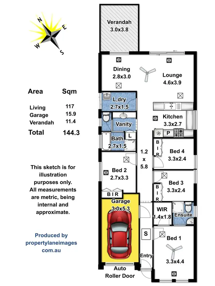 Floorplan of Homely house listing, 38 Yeovil Circuit, Craigmore SA 5114