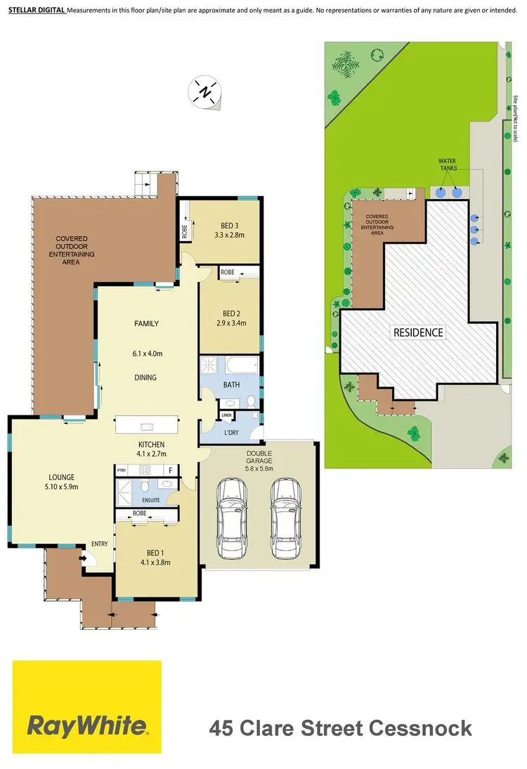 Floorplan of Homely house listing, 45 Clare Street, Cessnock NSW 2325