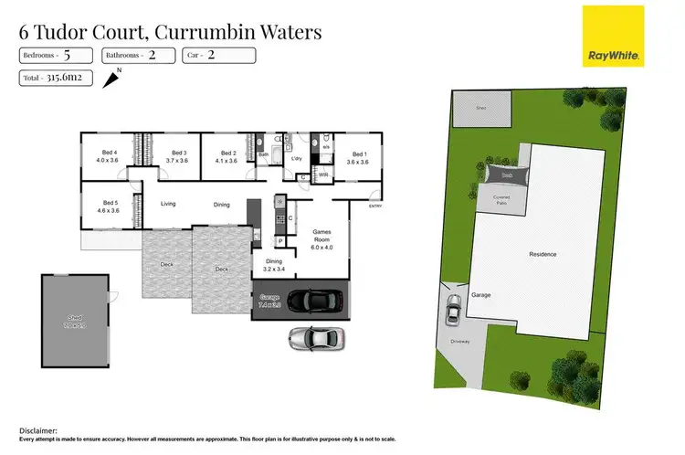 Floorplan of Homely house listing, 6 Tudor Court, Currumbin Waters QLD 4223