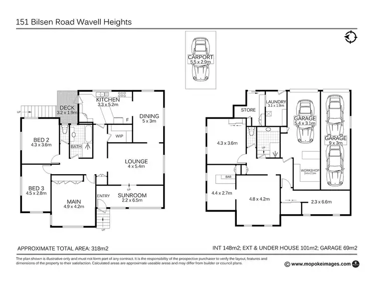 Floorplan of Homely house listing, 151 Bilsen Road, Wavell Heights QLD 4012
