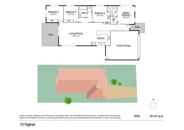 Floorplan of Homely house listing, 13 Fig Tree Pocket, Idalia QLD 4811