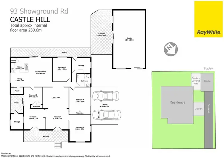 Floorplan of Homely house listing, 93 Showground Road, Castle Hill NSW 2154