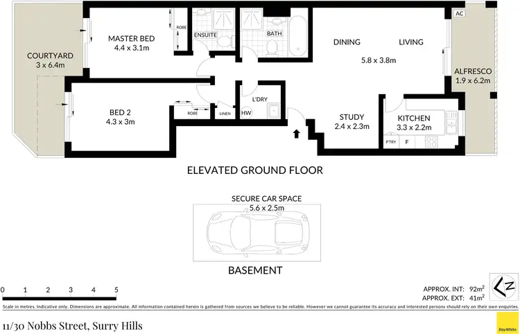 Floorplan of Homely apartment listing, 11/30 Nobbs Street, Surry Hills NSW 2010