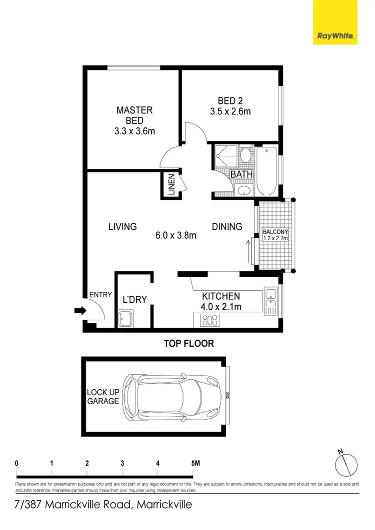Floorplan of Homely apartment listing, 7/387-393 Marrickville Road, Marrickville NSW 2204
