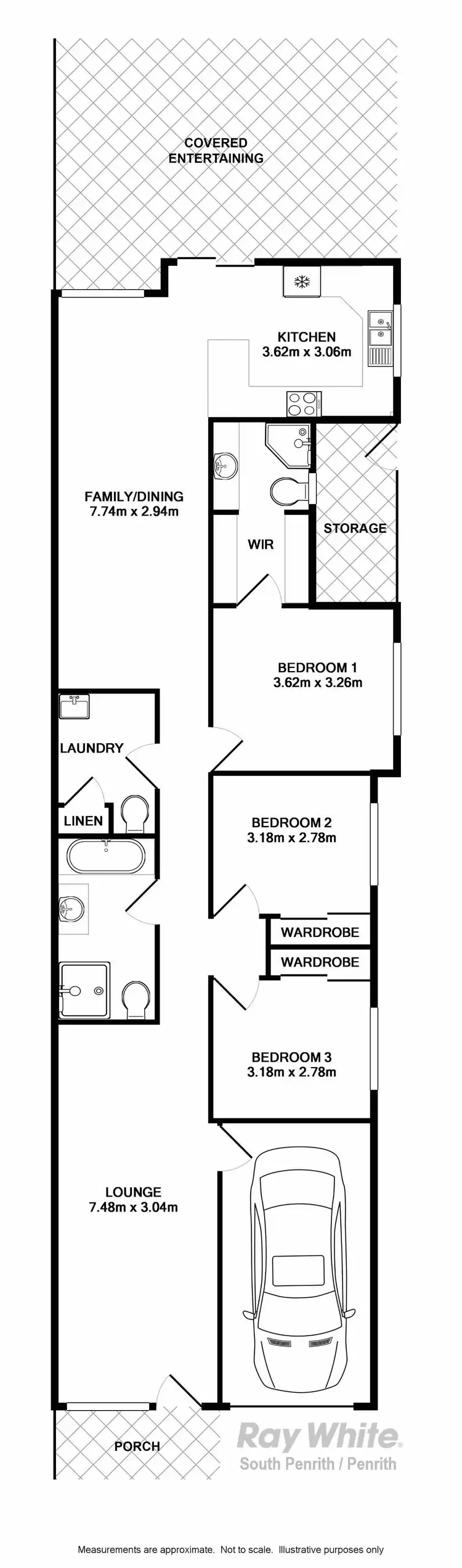Floorplan of Homely other listing, 2/31 Guildford Road, Cambridge Park NSW 2747