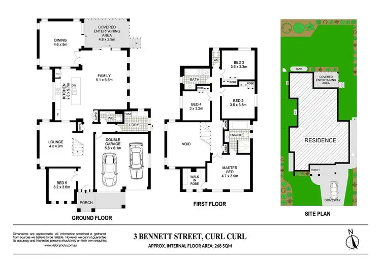 Floorplan of Homely house listing, 3 Bennett Street, Curl Curl NSW 2096