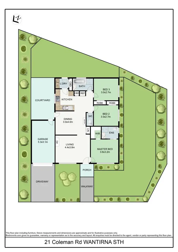 Floorplan of Homely house listing, 21 Coleman Road, Wantirna South VIC 3152
