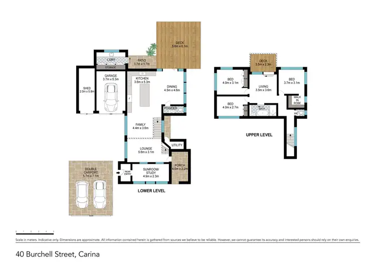 Floorplan of Homely house listing, 40 Burchell Street, Carina QLD 4152